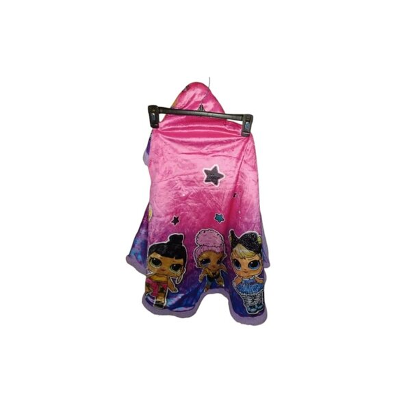 Franco LOL Surprise Snuggle Wrap Wearable Blanket Hooded - Picture 3 of 5